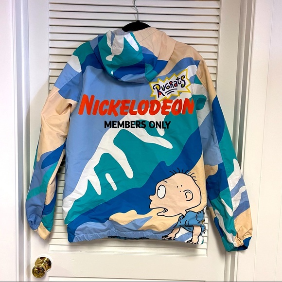 Nickelodeon X Members Only Size M Rugrats ALLOVER Camo Chucky/Tommy Wind… - Picture 2 of 12